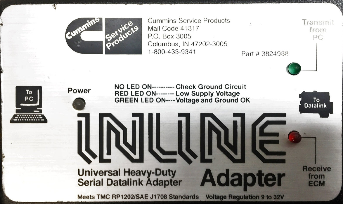 Cummins Inline Adapter Kit 3163099 USED
