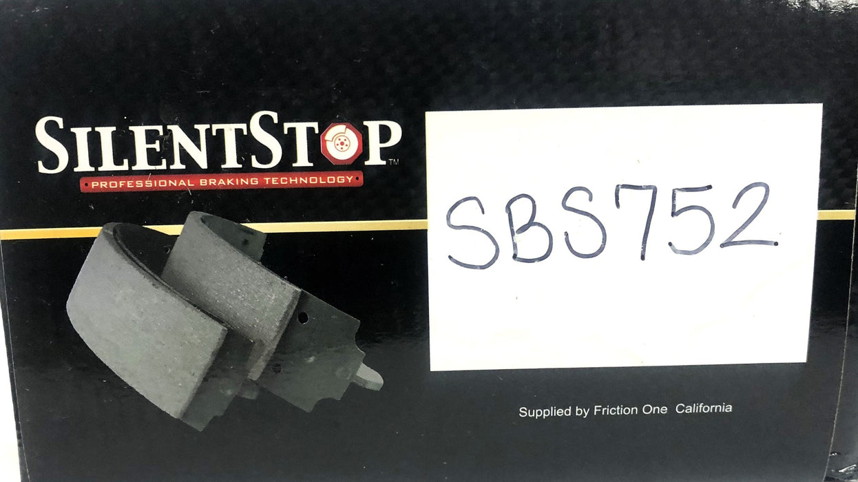 Silent Stop 4 Piece Drum Brake Shoe Set SBS752 NOS