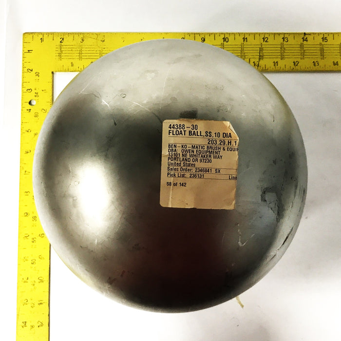 DIA 10" Float Ball 44388-30 NOS