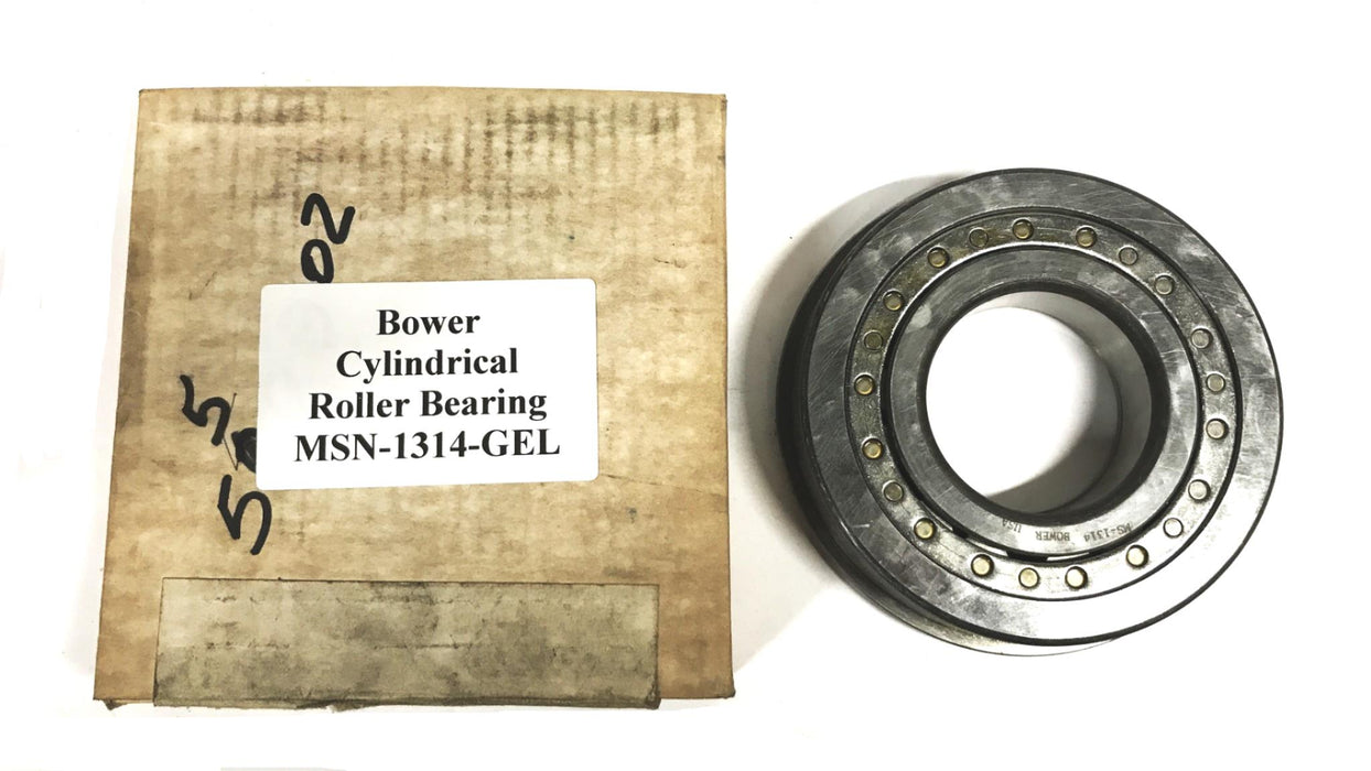 Bower Cylindrical Roller Bearing MSN-1314-GEL NOS
