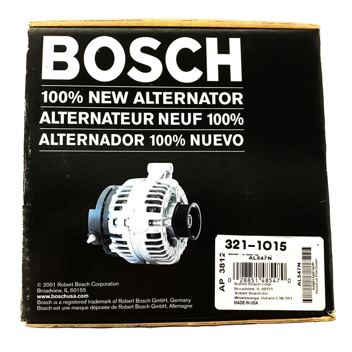 Bosch Alternator 321-1015 (AL547N) NOS