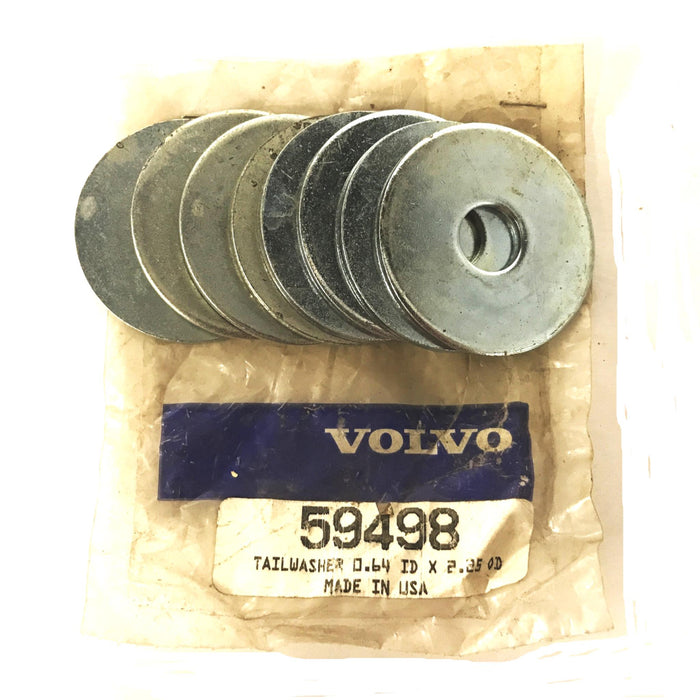 Volvo OEM Steel Tail Washer 59498 [Lot of 8] NOS