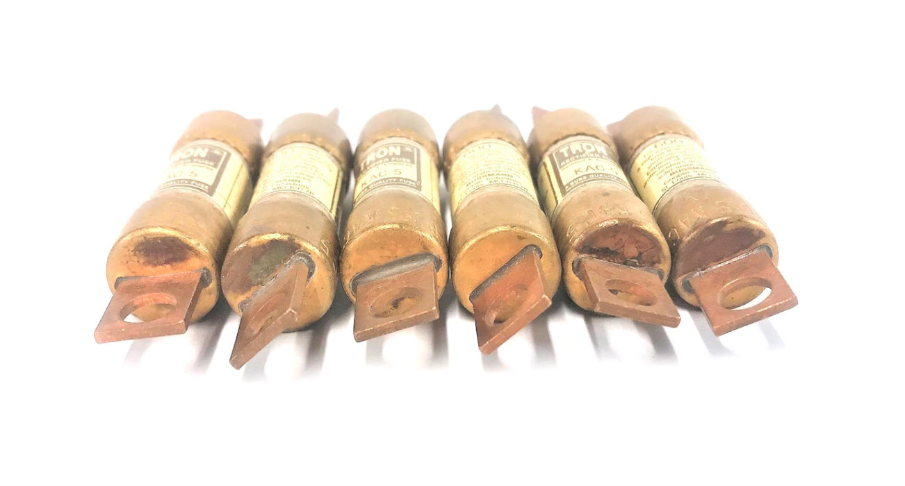 Bussmann Tron Recitifier Fuse 600Vac KAC-5 [Lot of 6] NOS