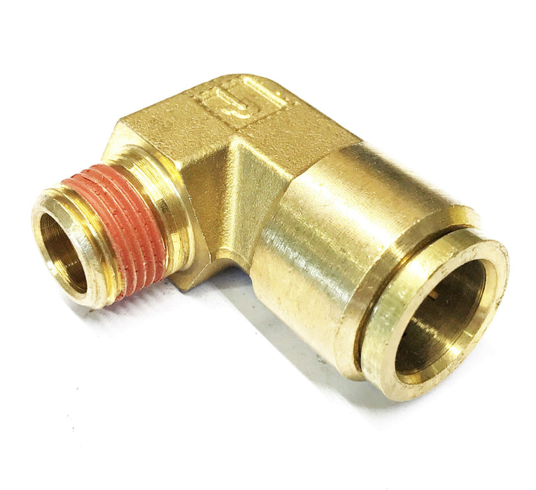 Parker 90 Degree Brass Elbow Connector VS169PMTNS-10-6 NOS
