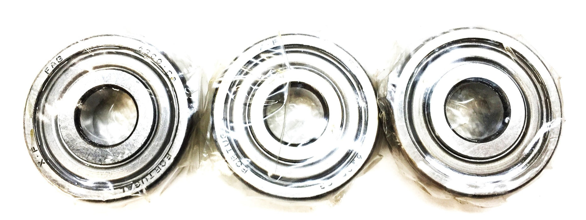 FAG Sealed Roller Ball Bearing 6200-C3 [Lot of 3] NOS