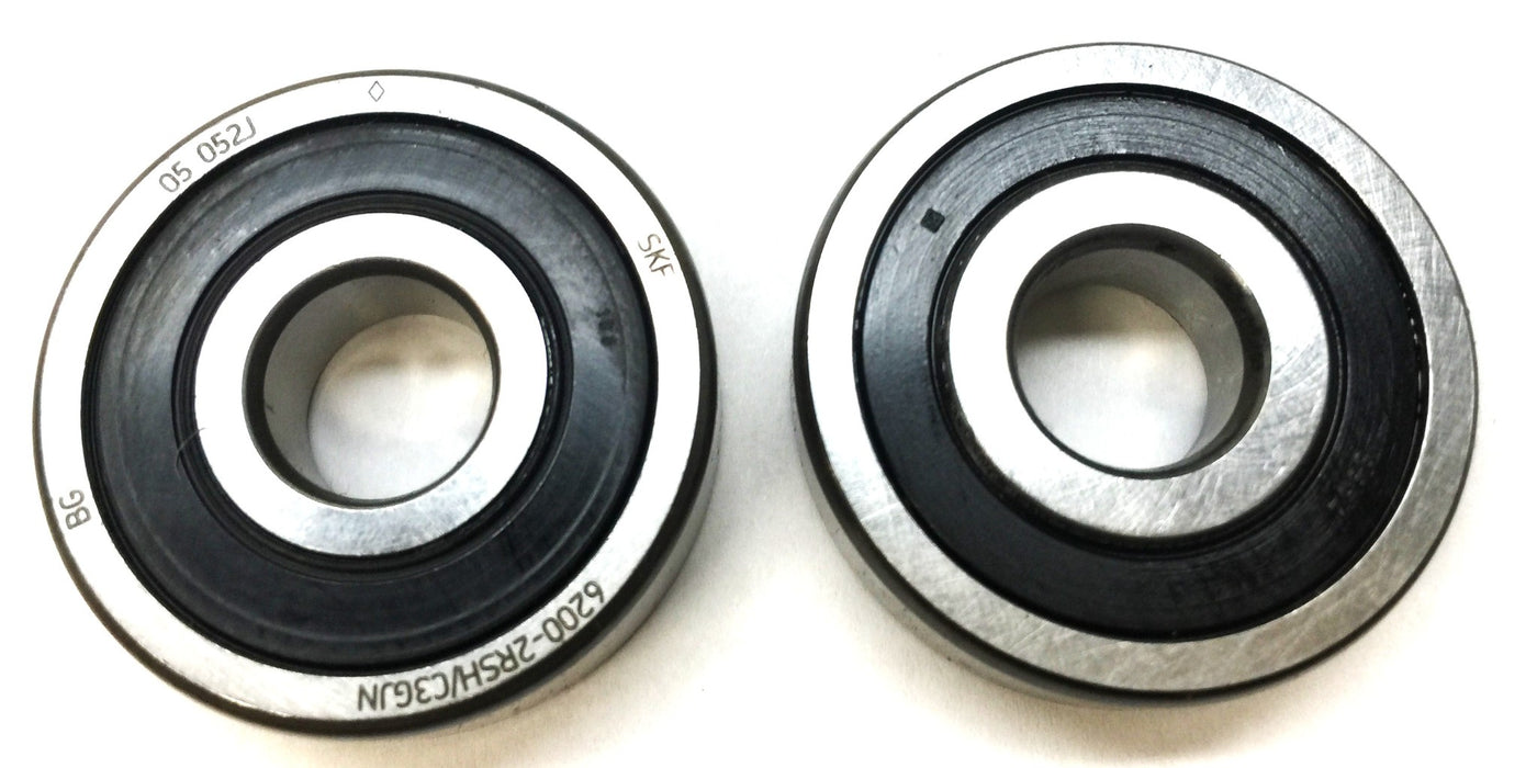 SKF Sealed Roller Ball Bearing 6200-2RSH/C3GJN [Lot of 2] NOS