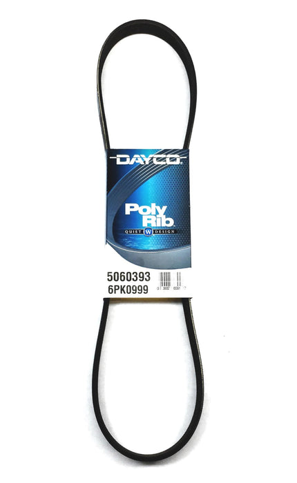 Dayco Poly Rib Quiet Design Serpentine Belt 5060393 (6PK0999) NOS