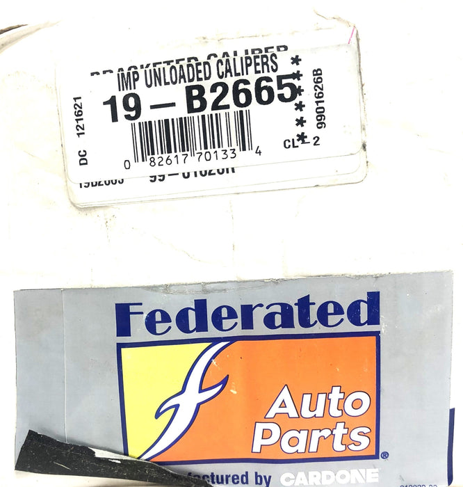 Cardone Federated Disc Brake Caliper 19-B2665 REMANUFACTURED