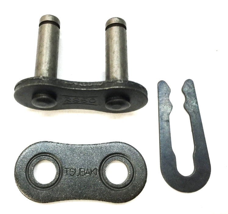Tsubaki Roller Chain Connecting Link RS50 [Lot of 10] NOS
