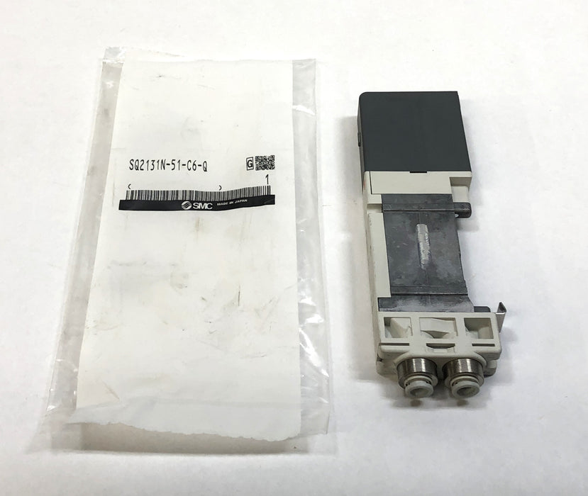 SMC 5-Port Solenoid Valve SQ2131N-51-C6-Q NOS