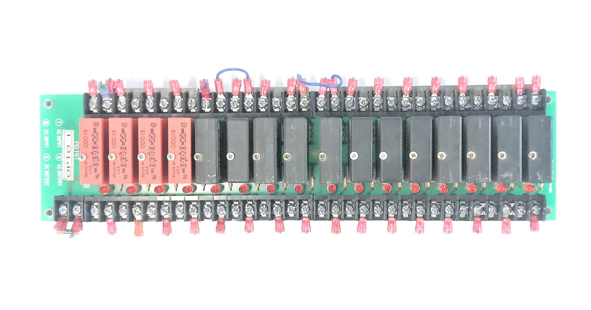 Opto 22 Modul-Rack/Relaisplatine mit installierten Modulen PB16T ...