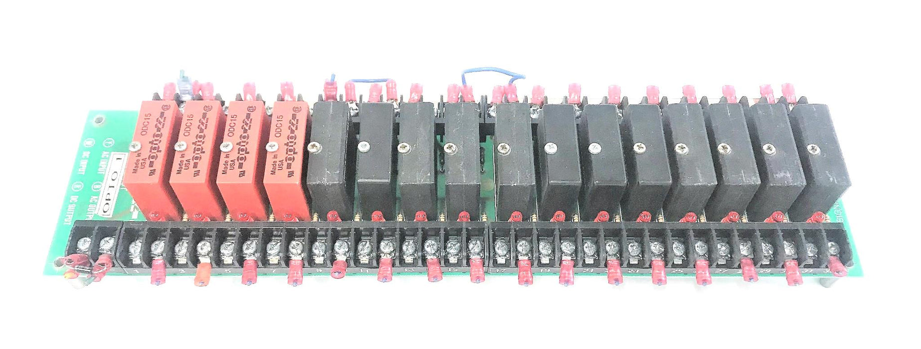 Opto 22 Module Rack/Relay Board With Modules Installed PB16T USED