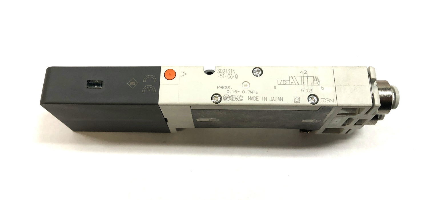 SMC 5-Port Solenoid Valve SQ2131N-51-C6-Q NOS