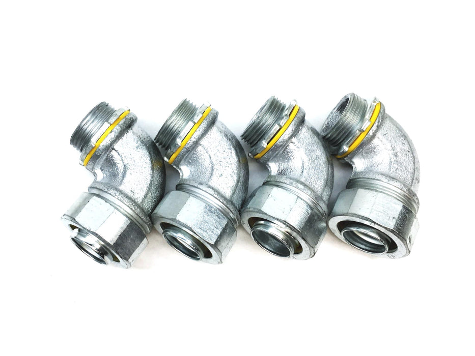 Crouse-Hinds 1 Inch 90 Degree Insulated Connector [Lot of 4] NOS