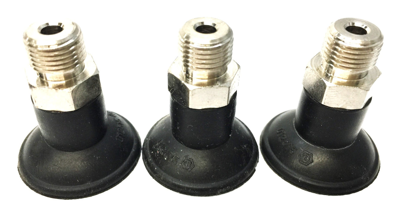 Unbranded 3/16" Threaded Vacuum Cup 012515 [Lot of 3] NOS