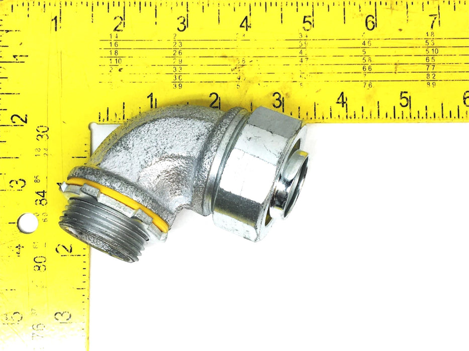 Crouse-Hinds 1 Inch 90 Degree Insulated Connector [Lot of 4] NOS