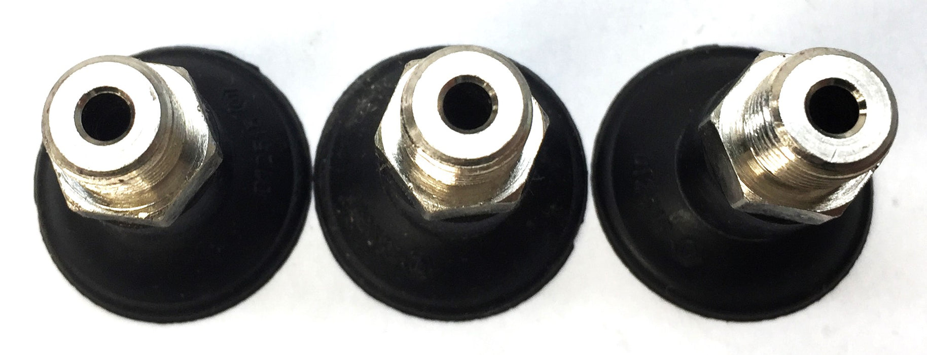 Unbranded 3/16" Threaded Vacuum Cup 012515 [Lot of 3] NOS