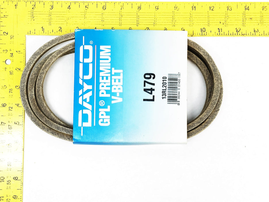 Dayco GPL Premium V-Belt L479 (13RL2010) [Lot of 2] NOS