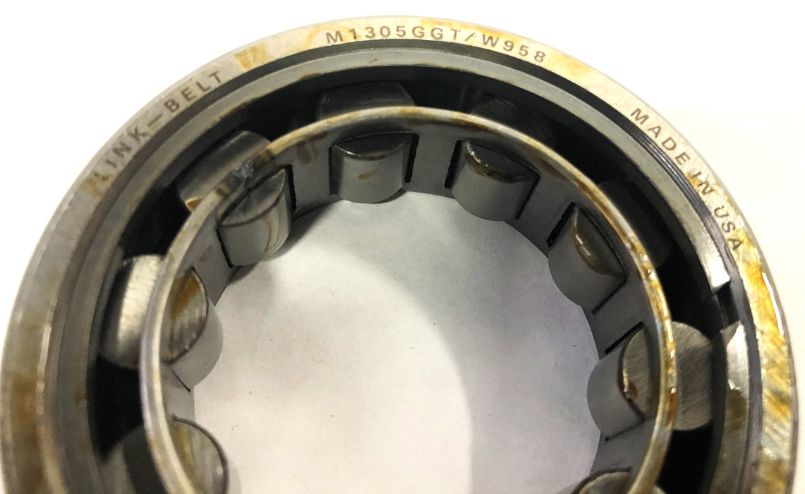 Link-Belt Cylindrical Roller Bearing Outer Cage With Rollers M1305GGT/W958 NOS