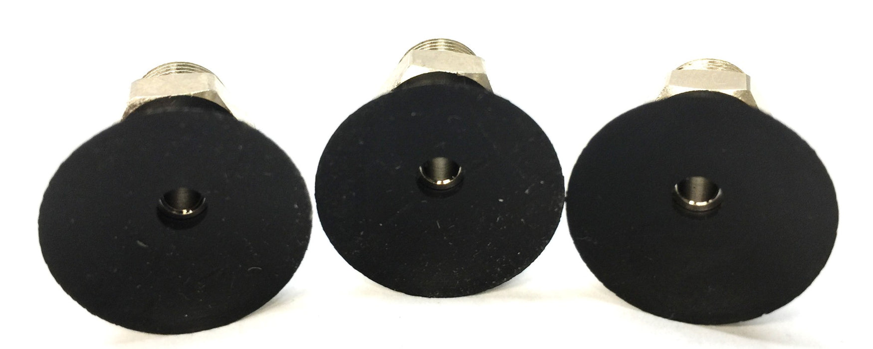 Unbranded 1/8" Threaded Vacuum Cup 012010 [Lot of 3] NOS