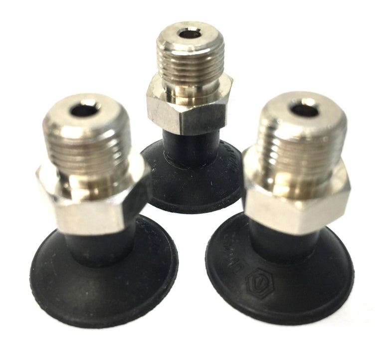 Unbranded 1/8" Threaded Vacuum Cup 012010 [Lot of 3] NOS