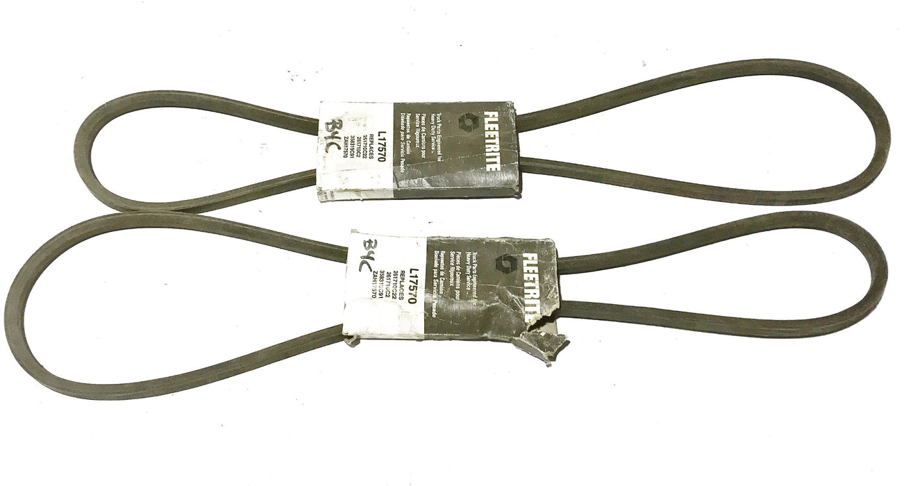 Fleetrite V-Belt L17570 [Lot of 2] NOS