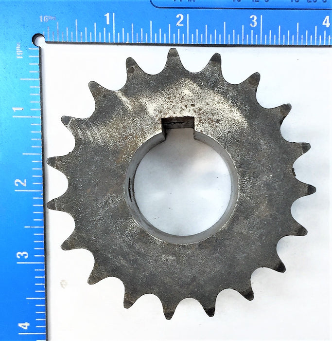 MARTIN Double Sprocket 1-7/16" Bore 3/8" Keyway 19-Teeth DS40A19 NOS