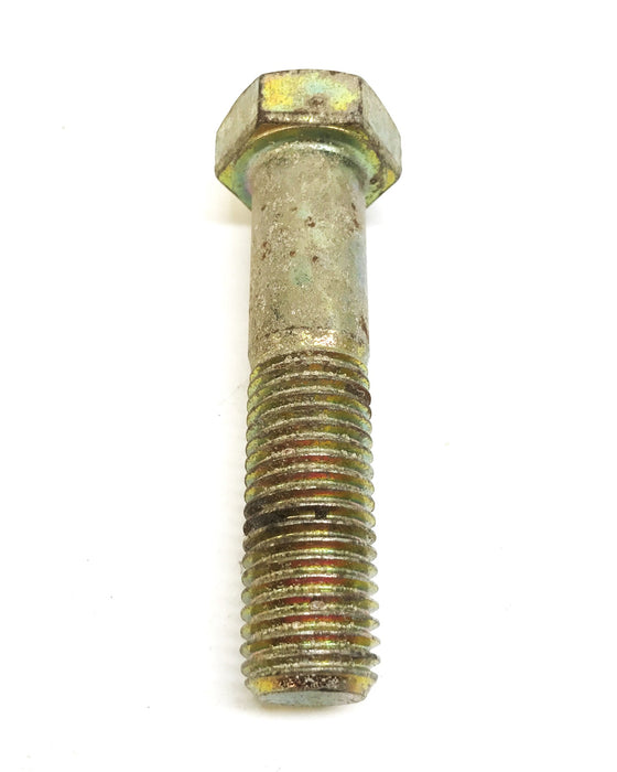 Unbranded 1"-14 x 4-1/2" Grade 8 Yellow Zinc Plated Hex Cap Bolt [Lot of 2] USED