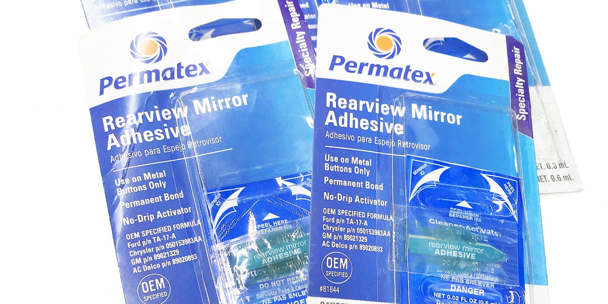 Permatex Rear View Mirror Adhesive 765-1184 [Lot of 5] NOS