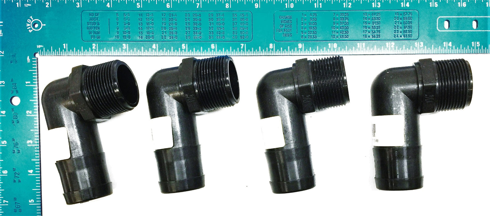 Banjo 1-1/4" X 1-1/2" 90-Deg Hose HB125/150-90 (3DTU9) [Lot of 4] NOS