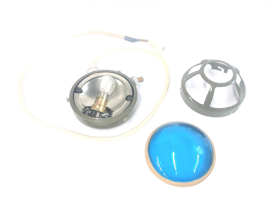 American Truck Company Interior/Exterior Dome Lamp W/ Blue Lens 4433120420 USED