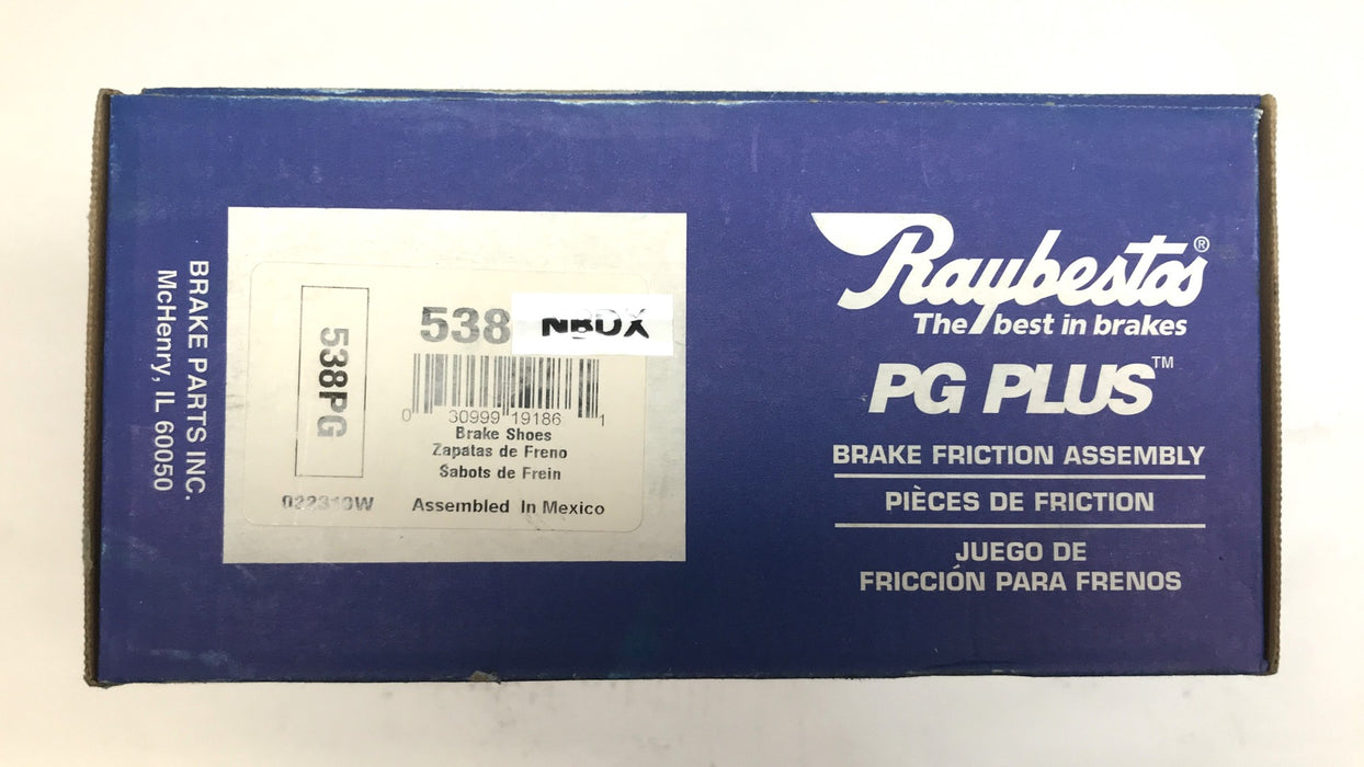Raybestos PG Plus Brake Shoe Set 538PG NOS