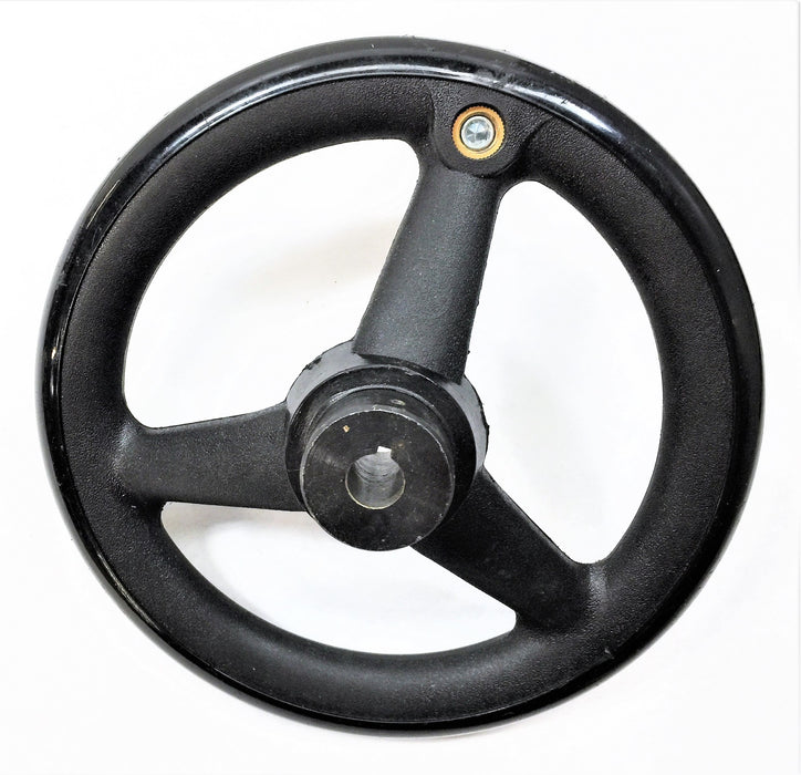 MCMASTER-CARR Black Nylon Unthreaded Through-Hole Spoked Hand Wheel 6243K54 NOS