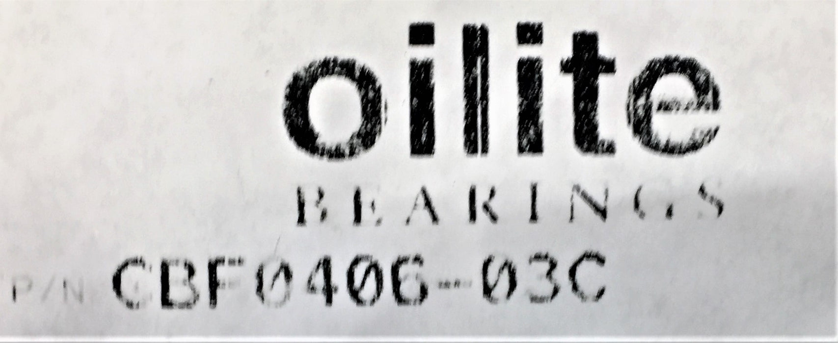 OILITE Bunting Flange Bearing Bushing CBF0406-03C [Lot of 5] NOS