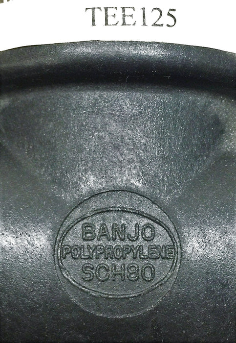 Banjo 1-1/4" Female Polypropylene Pipe Fitting TEE125 Heavy Duty [Lot of 7] NOS