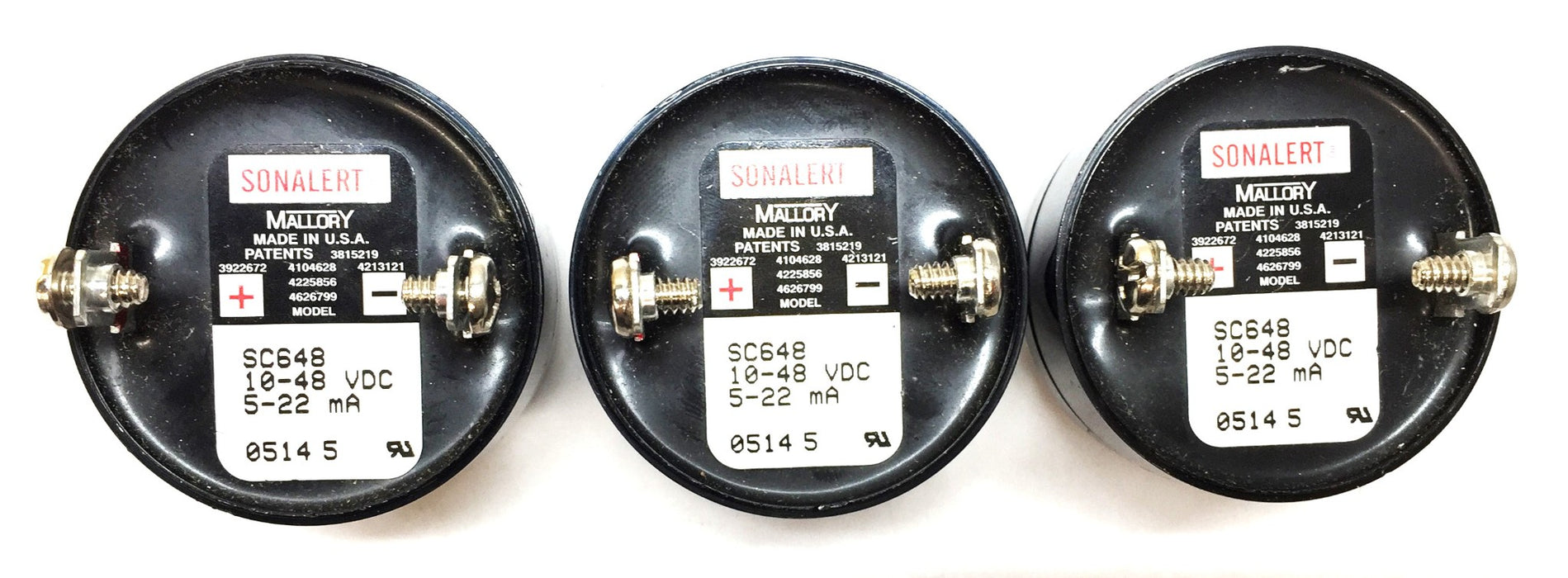 Mallory Sonalert Buzzer SC648 [Lot of 2] NOS