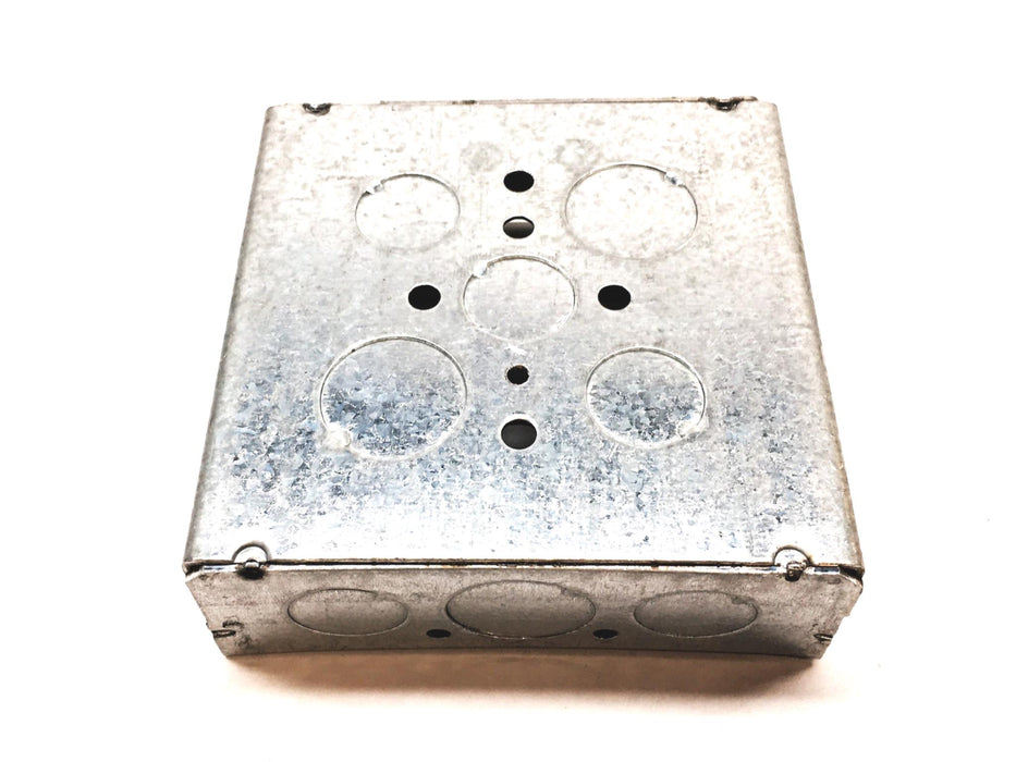 Unbranded 1X5 Inch Steel Gang Outlet Box [Lot of 4] NOS