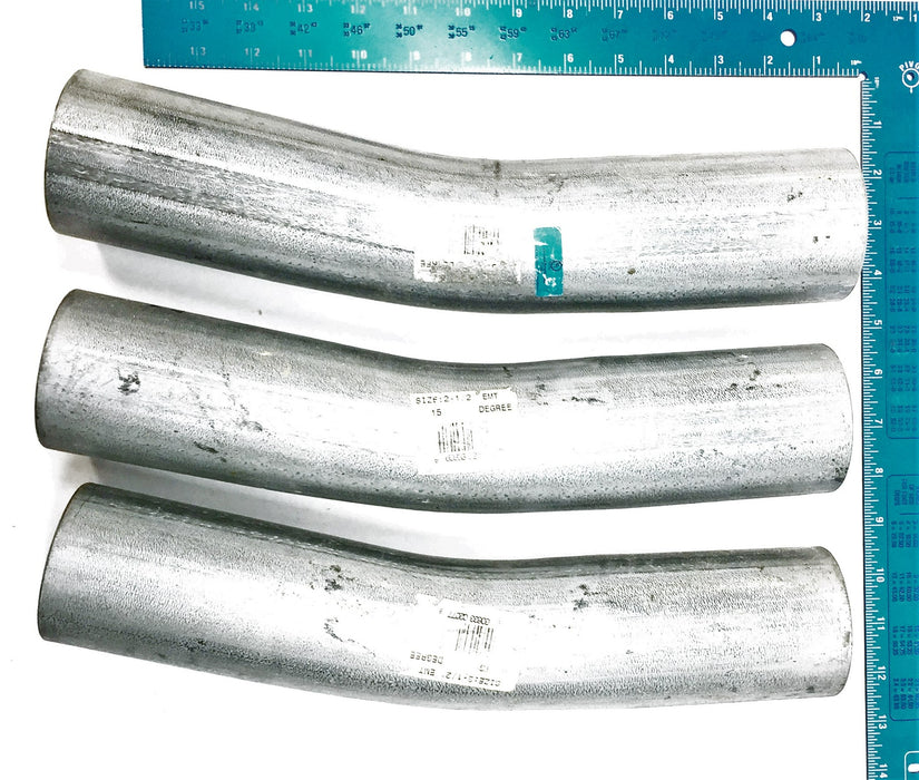 EMT 2-3/4" X 14" Conduit Pipe TT-598 [Lot of 3] NOS