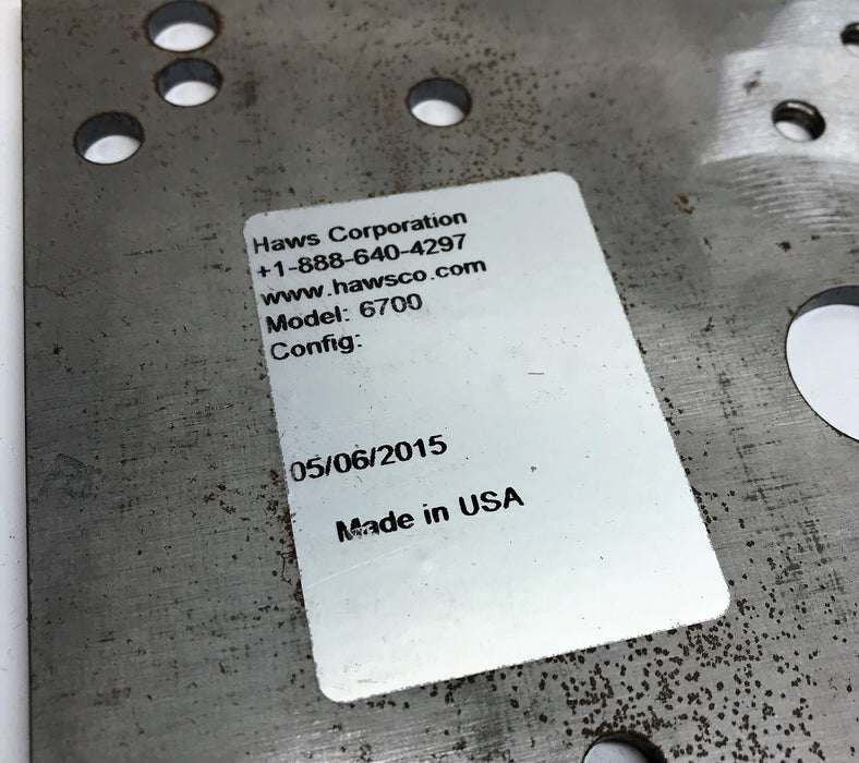 Haws Universal Mounting Plate Assembly 6700 NOS