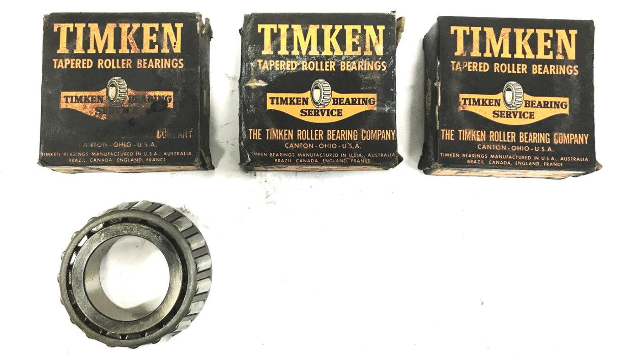 Timken Tapered Roller Bearing Cone 557A [Lot of 3] NOS