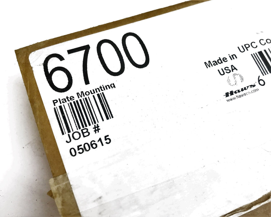 Haws Universal Mounting Plate Assembly 6700 NOS