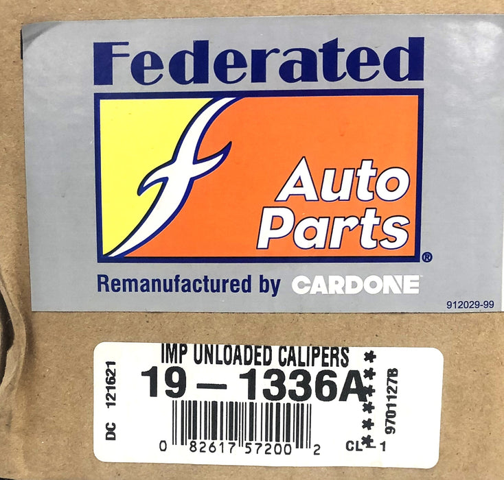 Cardone Federated Disc Brake Caliper 19-1336A REMANUFACTURED