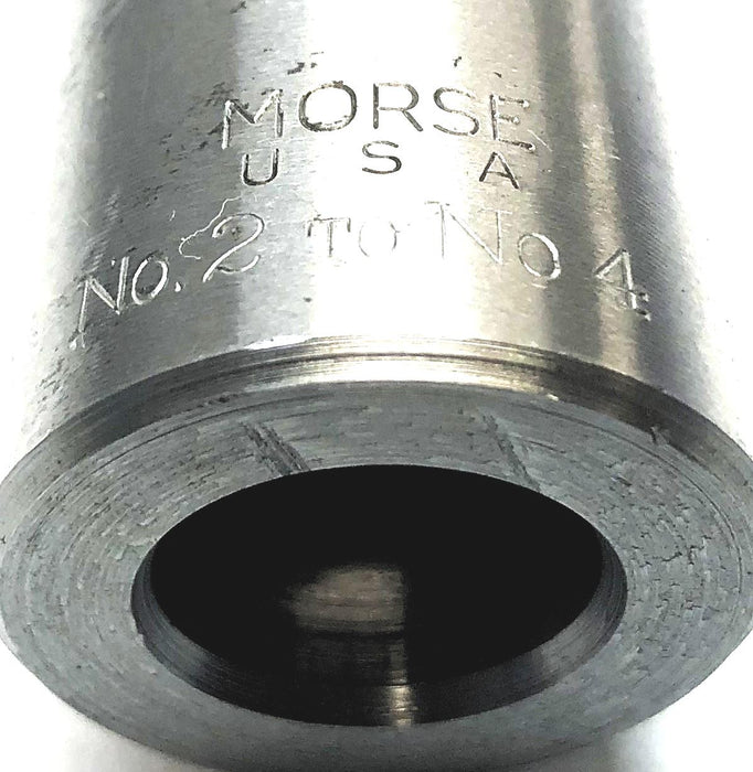 Morse No. 202 Size 2 To 4 Taper Sleeve With Morse Taper Hole 20036 NOS