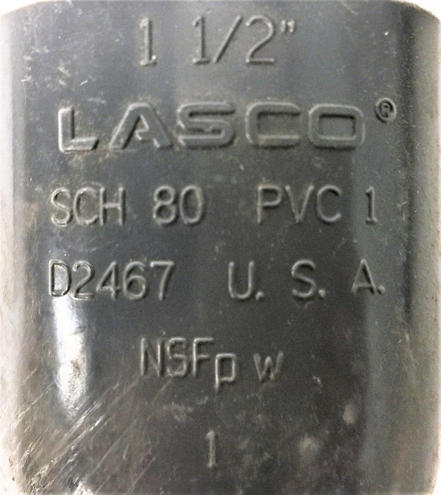 LASCO 90 Degree Elbow Schedule 80 D2467 [Lot of 5] NOS