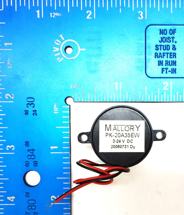Mallory Piezo Indicator 3-24V DC [Lot of 5] PK-20A35EW NOS
