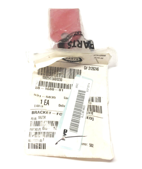 TORO Red Footrest Bracket 88-1680-01 NOS