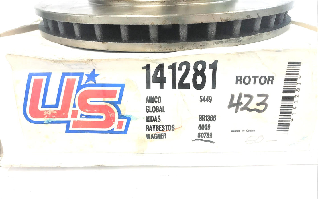 U.S. Disc Brake Rotor 141281 NOS