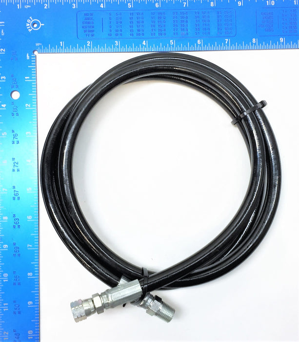 FLEXTRAL 6' 1/4" 3300 PSI SAE100 R7 Hose 701-04 NOS