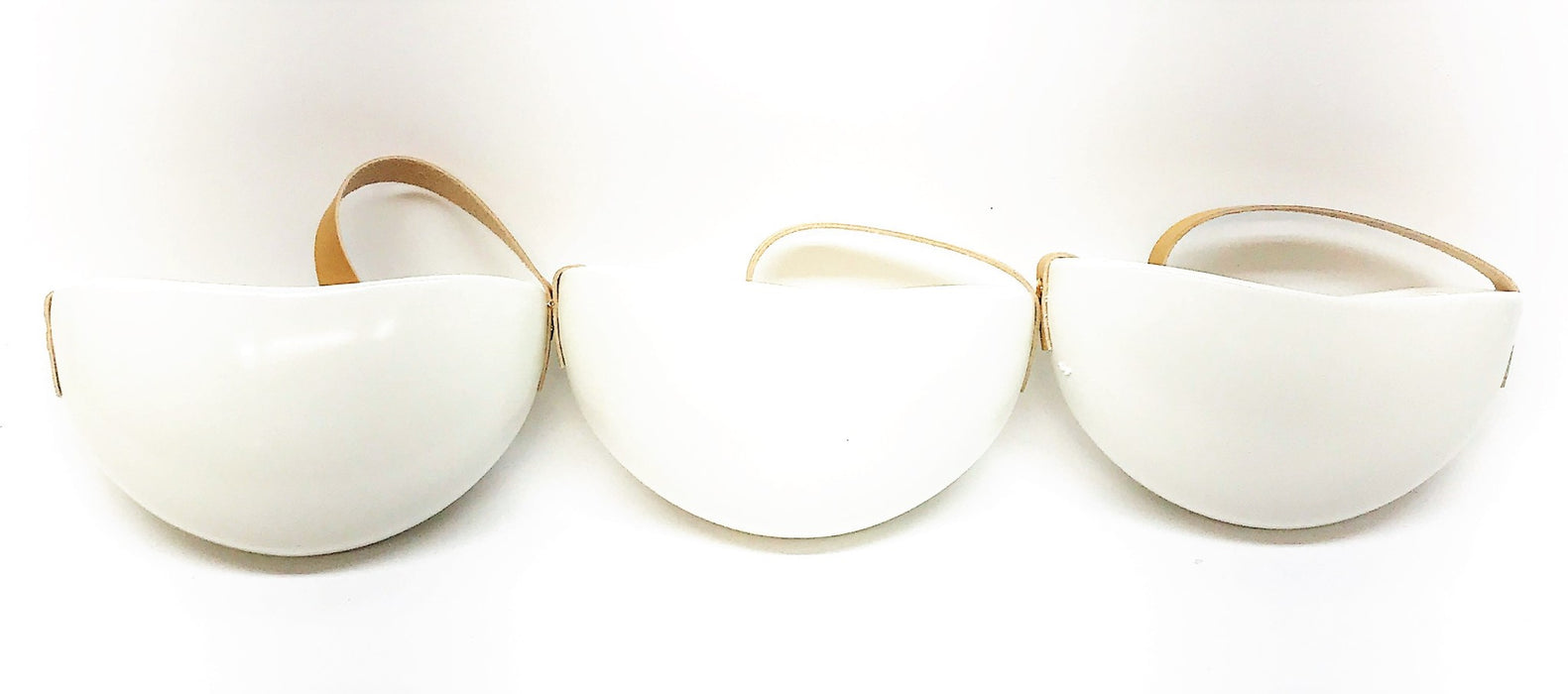 Mkono 7" Ovular Ceramic Hanging Planter YYTCHPM09 [Lot of 3] NOS