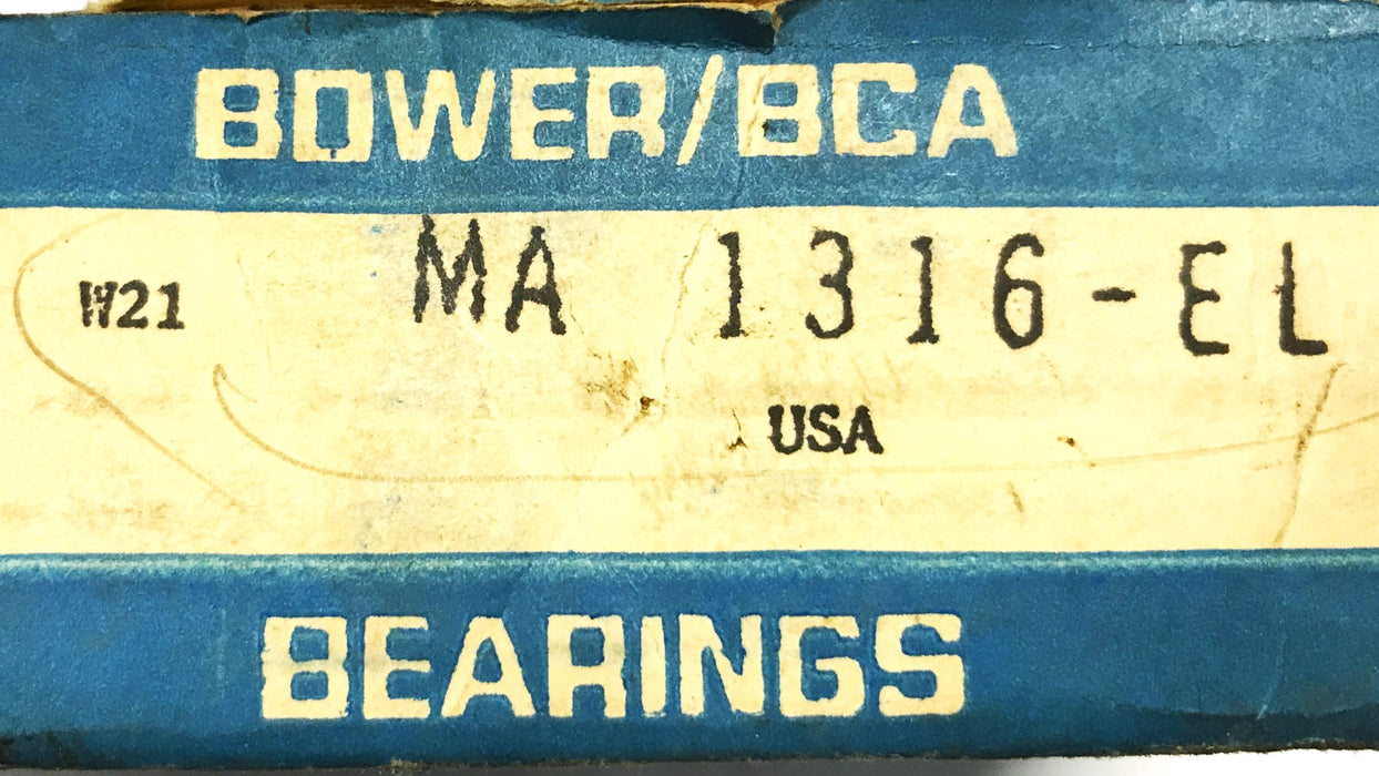 Bower Cylindrical Roller Bearing MA-1316-EL NOS